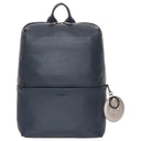Mandarina Duck Mellow Leather - Rucksack 13" 36 cm Leder (dress blue)