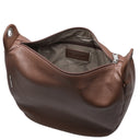 Mandarina Duck Mellow Leather - Umhängetasche 34 cm (milk chocolate) - Ansicht 6