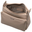 Mandarina Duck Mellow Leather - Umhängetasche 36 cm (warm taupe) - Markenkoffer