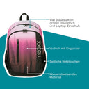 Neoxx FLOW - Schulrucksack 42.5 cm (Sweet like sunset) - Ansicht 7