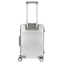 NINETYGO Metal - 4 - Rollen - Kabinentrolley S 55 cm (silber) - Markenkoffer