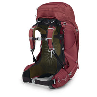 Osprey Aura AG 65 Women WXS/S - Trekkingrucksack 82 cm (berry sorbet red) - Ansicht 2