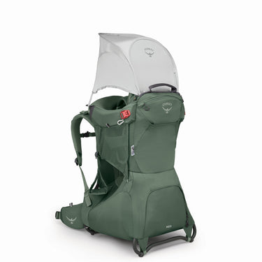 Osprey Poco Little Child Carrier + Raincover - Kindertrage (Kraxe) (koseret green) - Markenkoffer
