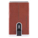 Piquadro Black Square - Kreditkartenetui 5cc 10 cm (brown) - Markenkoffer