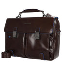 Piquadro Blue Square - Aktentasche 15" 43 cm (mahogany) - Markenkoffer