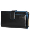 Piquadro Blue Square - Damengeldbörse 12cc 17.5 cm (black) - Markenkoffer