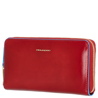 Piquadro Blue Square - Damengeldbörse 12cc 18 cm RFID (red) - Ansicht 3