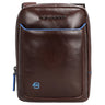 Piquadro Blue Square - Umhängetasche 22 cm (mahogany)