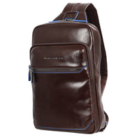 Piquadro Blue Square - Umhängetasche 30.5 cm (mahogany) - Markenkoffer