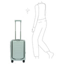 Porsche Design Roadster Hardcase - 4-Rollen-Kabinentrolley mit Vortasche S 55 cm (chalk shiny) - Ansicht 8