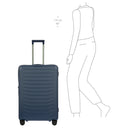 Porsche Design Roadster Hardcase - 4-Rollen-Trolley XL 83 cm erw. (dark blue) - Ansicht 8