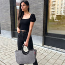 reisenthel loopshopper M / Shopper 40 cm (frame twist silver) - Ansicht 7