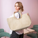 reisenthel shopping loopshopper L - Einkaufstasche mit Bügel 46 cm (cord sand) - Markenkoffer