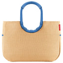 reisenthel shopping loopshopper L - Einkaufstasche mit Bügel 46 cm (frame raffia blue)