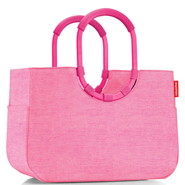 reisenthel shopping loopshopper L - Einkaufstasche mit Bügel 46 cm (frame twist pink) - Markenkoffer
