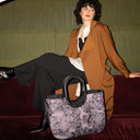 reisenthel shopping loopshopper L - Einkaufstasche mit Bügel 46 cm (jacquard rose) - Markenkoffer