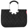 reisenthel shopping loopshopper L - Einkaufstasche mit Bügel 46 cm (rhombus black)