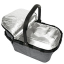 reisenthel thermo carrybag ISO - Einkaufskorb mit Kühlfunktion 29 cm (twist silver) - Markenkoffer