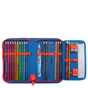 Scout Genius Exklusiv Superflash - Schulranzen Set 4tlg. (Blue Dino) - Markenkoffer