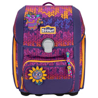 Scout Genius Exklusiv Superflash - Schulranzen Set 4tlg. (Fantasy) - Markenkoffer