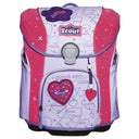 Scout Micro Exklusiv Superflash Extreme - Schulranzen Set 4tlg. (Heartbeat) - Markenkoffer