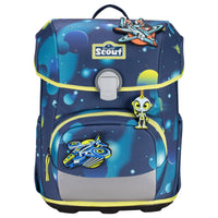 Scout Neo Exklusiv LED - Schulranzen Set 4tlg. (Planets) - Markenkoffer