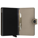 Secrid Matte Miniwallet - Geldbörse RFID 6.5 cm (desert) - Markenkoffer