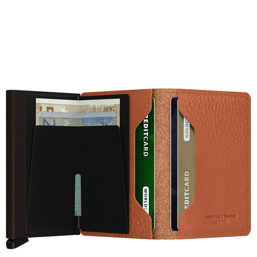 Secrid Vegetable Tanned Slimwallet - Geldbörse RFID 6.8 cm (espresso brown) - Markenkoffer