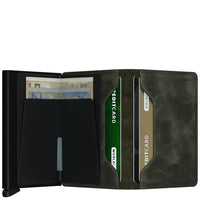 Secrid Vintage Slimwallet - Geldbörse RFID 6.8 cm (olive-black) - Ansicht 4
