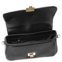 Seidenfelt Dalarna - Schultertasche 30 cm (black/gold) - Ansicht 6