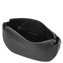 Seidenfelt Melbu Halfmoon - Schultertasche 28 cm (black) - Ansicht 6