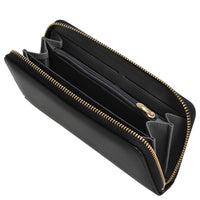 Seidenfelt Smilla - Damen- Geldbörse 19 cm (black) - Ansicht 4