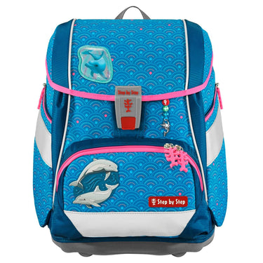 Step by Step 2in1 Plus - Schulranzen Set 6tlg. (Dolphin Pippa) - Markenkoffer