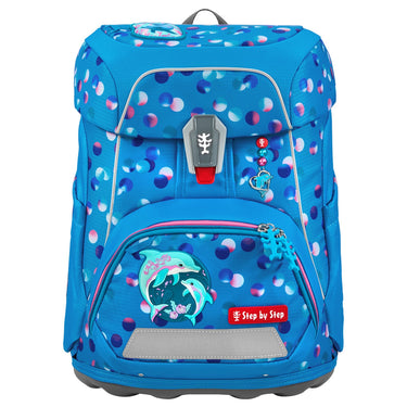 Step by Step Fit - Schulranzen Set 5tlg. (Dolphin Finja) - Markenkoffer