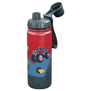 Step by Step Isolierte Edelstahl - Trinkflasche 500ml (Car) - Markenkoffer