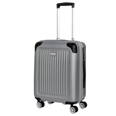 Stratic Stripe - 4 - Rollen - Trolley 54 cm S (silver) - Markenkoffer