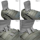 Tatonka Pyrox 45+10 BC - Trekkingrucksack 73 cm erw. (stone grey olive) - Ansicht 11