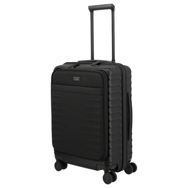 TITAN UPGRADE - 4 - Rollen - Kabinentrolley S 55/23 cm mit Vortasche (nightshade black) - Markenkoffer