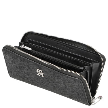 Tommy Hilfiger TH Emblem - Geldbörse L 12 cc 19 cm (schwarz) - Markenkoffer