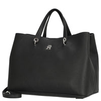 Tommy Hilfiger TH Emblem - Henkeltasche 37.5 cm (schwarz) - Markenkoffer