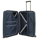 Travelite Air Base - 4-Rollen-Trolley Set 3tlg. L/M/S Vortasche (iceblue) - Ansicht 7