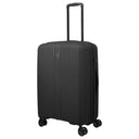 Travelite Air Stripe - 4 - Rollen - Trolley 66 cm erw. (black) - Markenkoffer