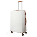Travelite Bali - 4-Rollen-Trolley L 77 cm (weiß/cognac) - Ansicht 3