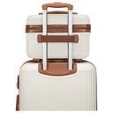 Travelite Bali - Beautycase 36 cm (weiß/cognac) - Markenkoffer