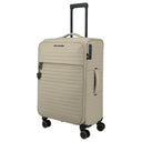 Travelite BARBARA Stepp - 4 - Rollen - Trolley M 68 cm erw. (satin nude, 68 cm) - Markenkoffer