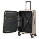 Travelite BARBARA Stepp - 4 - Rollen - Trolley M 68 cm erw. (satin nude, 68 cm) - Markenkoffer