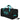 Travelite Basics - Rollenreisetasche 119L 70 cm erw. (schwarz/petrol) - Markenkoffer