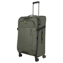 Travelite Briize - 4 - Rollen - Trolley L 78 cm erw. (khaki) - Markenkoffer