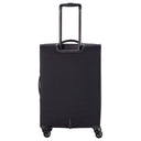 Travelite Chios - 4 - Rollen - Trolley M 67 cm erw. (schwarz) - Markenkoffer