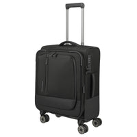 Travelite Crosslite - 4-Rollen-Kabinentrolley S 55 cm erw. (schwarz) - Ansicht 2